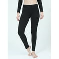 thumbnail image 6 of Heat Logic Women's Thermal Innerwear with Fleece Lining, Cold Weather Base Layer Bottom, Black- M, 6 of 9