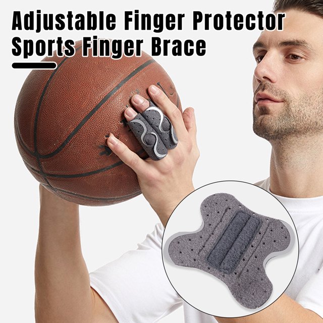 Paokuoon Adjustable Finger Protector Sports Finger Sleeves Adjustable Breathable Finger Splint Brace Pain Relief Finger Joint Protector Finger Support Guard