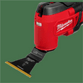 thumbnail image 3 of Milwaukee Tool OPEN-LOK 2-1/2" TITANIUM CHARGED Bi-Metal Multi-Material Multi-Tool Blade, 3 of 8