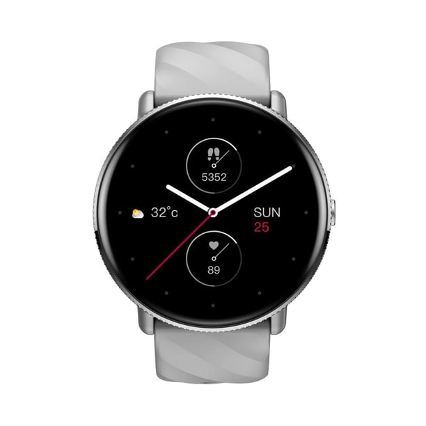 Pantalla AMOLED Zeblaze GTR 3 Pro para teléfono Android iOS Plata