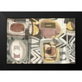 thumbnail image 2 of Wild Apple Portfolio 24x17 Black Modern Framed Museum Art Print Titled - Graphic Abstract III Sunbaked, 2 of 5