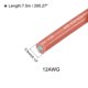 thumbnail image 2 of Cable de silicona Unique Bargains 12AWG 12 Calibre Flexible 7,5 m/25 Pies, 2 of 7