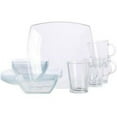 thumbnail image 1 of Gibson 130984.12RR Soho Lounge Dinnerware Glass, Clear - 12 Piece, 1 of 15