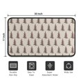 thumbnail image 5 of Brown Christmas Tree Pattern Door Rugs,Washable Non Slip Door Mats Indoor,Decorative Door Mats,Entry Mat Indoor for Entrance,Bedroom,Kitchen,Bathroom,30"x17", 5 of 6