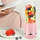 thumbnail image 5 of Mini Exprimidor Eléctrico USB Licuadora Portátil de Frutas Verduras 400ml Jugo Batido de Leche Mezclador de Taza, Rosa Methold HA002425-04B, 5 of 6