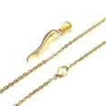 thumbnail image 3 of VnoxItalian Horn Necklace for Women, Gold Horn Necklace Stainless Steel, Cornicello Necklace for Men, 3 of 8