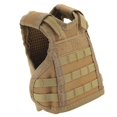 thumbnail image 3 of Mini gilet de bière en nylon avec porte-bouteille et manchon pour décoration de bière, kaki, 3 of 4
