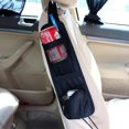 thumbnail image 3 of Car Seat Side Storage Bag with 3 Pockets - Non-slip Mesh Hanging Bag for Small Items in All Vehicles SHAR, 3 of 5