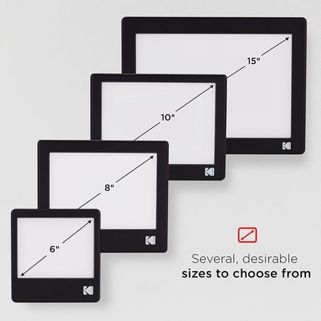 【並行輸入品】 KODAK LED Light Box 5”x4” for Negatives, Slides ＆ Films | Illuminated Board Panel for Viewing ＆ Scanning Photos, Tattoo Drawing,