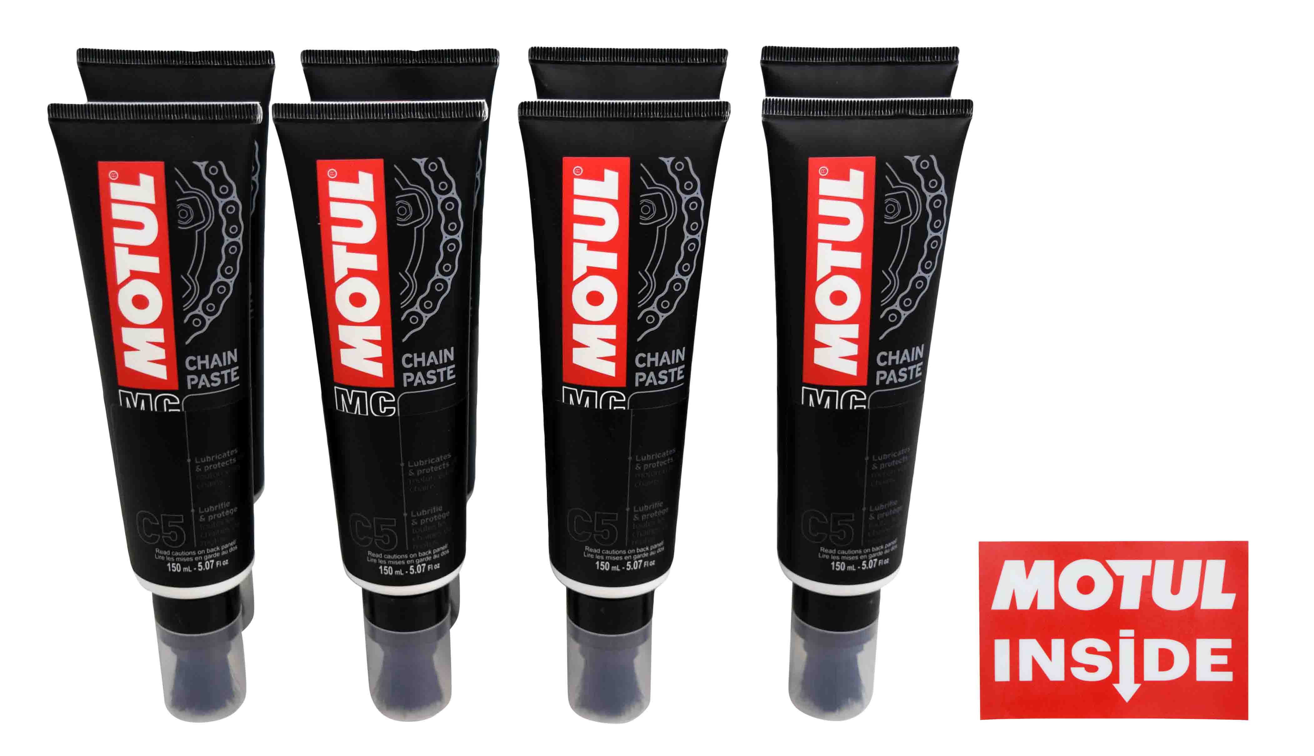 Motul 106513 C5 Chain Paste 150ml 8 pck with Motul Sticker Walmart