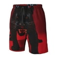 thumbnail image 4 of Pofeuu Black Panther Red Background Prin Men's Swim Trunks Quick Dry Bathing Suit Swimming Board Shorts Mesh Lining Beach Swimwear-Large, 4 of 6