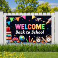 thumbnail image 5 of Colorful Design Back to School Banner Educational Theme Classroom Decor Welcome Sign for School Event Teacher's Day, 5 of 5