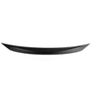 Ikon Motorsports Compatible with 16-18 Honda Civic 10th Gen Matte Black Front Bonnet Lip Molding Trim Bar 2016 2017 2018