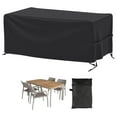thumbnail image 4 of Patio Furniture Cover Outdoor,Waterproof Rectangular Patio Table Chair Set Cover 49*49*29inch, 4 of 7