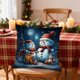 thumbnail image 4 of Funda de almohada de lino, adornos navideños, funda de almohada navideña, decoración navideña, decoración de sofá, almohada de lino, sofá de casa, decoración navideña, funda de almohada, decoraciones, 4 of 6