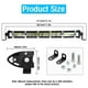 thumbnail image 5 of Slim Flood LED Bar 120W Luz de trabajo para automóvil 4x4 Camión ATV SUV Barco (10 pulgadas) Tmvgtek Accesorios para autos y motos, 5 of 9