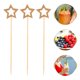 thumbnail image 3 of FELTECHELECTR 100 palitos de estrella ahuecados, exquisitos palillos de fruta, palillos creativos para cócteles, decoraciones para cócteles, 3 of 7