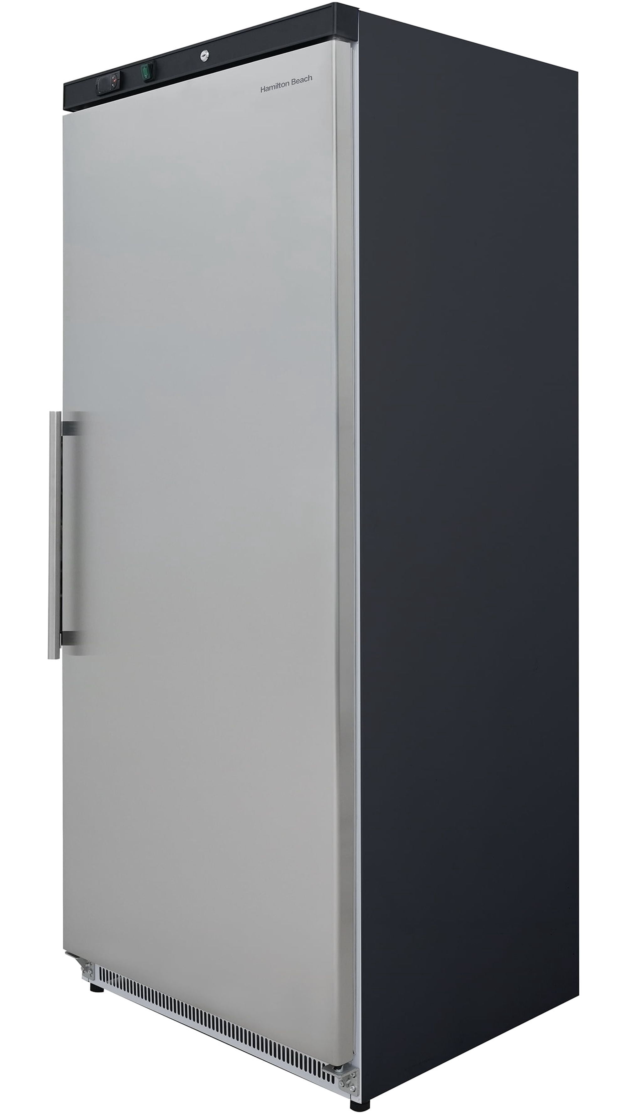 Hamilton Beach 19.2 Cu. ft. Commercial Refrigerator,  543 Liters All Fridge with Lockable Door, Stainless Steel