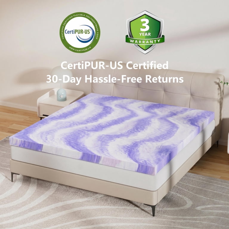 Sailvan Twin XL Mattress Topper, 2 Inch Cool Gel Memory Foam photo 7