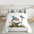 thumbnail image 2 of Castle Fairy Kawaii Gnome Twin Comforter Sets,Cartoon Animal Bird Bedding Set, 2 of 8