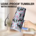 thumbnail image 5 of 20OZ Dog Lover Outdoor Tumbler with Handle Straw and Lid Paw Print Coffee Mug for Women Friends Perfect Holiday Birthday Gifts Portable and Lightweight, 5 of 6