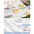 thumbnail image 6 of Yellow Grey Botanical Beach Towels Oversized Super Absorbent, Spring Floral Watercolor Lightweight Bath Towel Quick Dry Sets For Bathroom/Pool/Rv Camping/Beach Play/Gym Room/Picnic 30"x60", 6 of 8