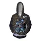 thumbnail image 4 of Sudadera de otoño para hombre Sudadera con capucha con estampado de armadura espartana y dorada Sudadera para hombre Sudadera con capucha moderna y versátil, 4 of 4