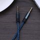 thumbnail image 3 of 1,5 m macho de 3,5 mm a macho de 3,5 mm Cable de audio de tejido AUX Cable auxiliar (azul) WDOplteas Para estrenar, 3 of 6