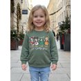 thumbnail image 6 of RUINIXCW Toddler Baby Boy Girl Christmas Sweatshirts Just A Jolly Goose Outfit Fall Winter Sweatshirt Clothes Goose Embroidery Long Sleeve Pullover Tops, 6 of 8