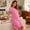 Hot Pink, variant on QSAWXQZ Women's Maternity Casual Dress Crew Neck Short Sleeve Solid a Line Mini Dress for Summer M