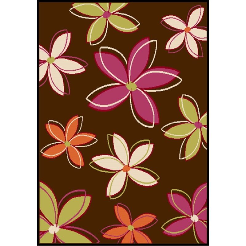 Abacasa Terra Shasta ChocolateMulti 4x6 Area Rug