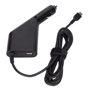Chargeur de voiture pour ordinateur portable W, adaptateur de voiture Protection multiple USBC Chargeur de voiture de qualité supérieure