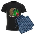 thumbnail image 6 of CafePress - Bigfoot, Santa Christmas Men's Dark Pajamas - Men's Dark Loose Fit Cotton Pajama Set, 6 of 7