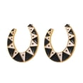thumbnail image 1 of Pendientes con personalidad para mujer Pendientes con temperamento para mujer Pendientes vintage en forma de U, 1 of 8