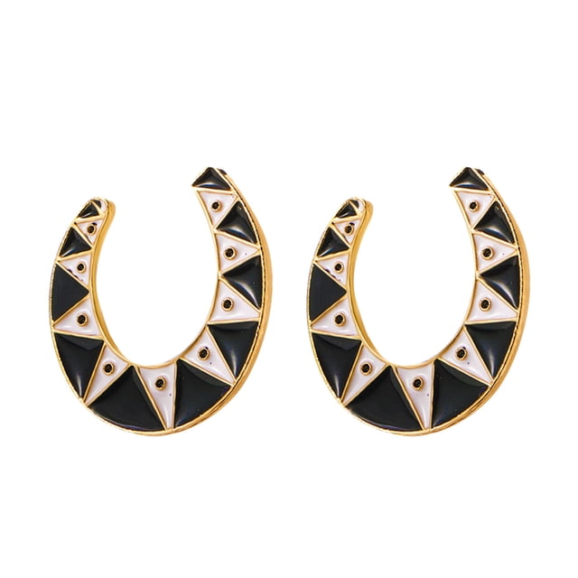 Pendientes con personalidad para mujer Pendientes con temperamento para mujer Pendientes vintage en forma de U