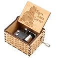 thumbnail image 1 of Music Box,1Pc Wooden Carved Hand Wooden Music Box Carved Music Box Future-Proof Design, 1 of 9