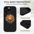 thumbnail image 2 of Colorful Floral Pattern iPhone 15 Pro Case - Lightweight Yellowing Resistant Vibrant Design with Bright Petals and Radial Shapes, 2 of 6