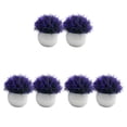 thumbnail image 1 of Guardoinrt 2piece Potted Simulation Plants Adding Beauty And Style To Any Setting Durable Pot Bonsai Ornament purple 3Set, 1 of 6