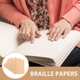 thumbnail image 4 of 20Pcs Braille Writing Paper Blind People Writing Paper Blank Writing Paper Braille Writing Sheet, 4 of 9