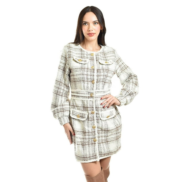 Vestido tweed Roman Fashion /Juvenil, 1577 (Beige) beige CH