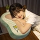 thumbnail image 3 of Almohada: Seda de Emulsión de Hielo, Espuma de Memoria de Látex, Sueño, Oficina, Dormitorio de Estudiantes, Cama, Soporte Lumbar, Verde, 3 of 6
