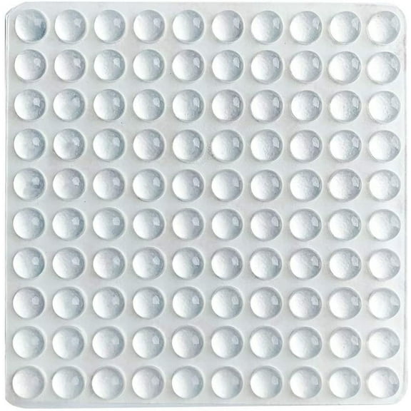 100 PCS Self-Adhesive Bumper Pads Hemispherical Shape Noise Dampening Rubber Feet for Cabinets, Small Appliances, Electronics, Picture Frames, Furniture, Drawers, Cupboards. (Clear)