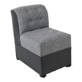 thumbnail image 3 of Sala Lounge Lily Gris Lino-Tacto Piel Minimalista Moderna Sillones Puff Salas Mueble Dimobeler Lily, 3 of 3
