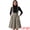 Khaki, variant on Women's Tartan Pinafore Plaid Midi Suspender Skirt XL Green
