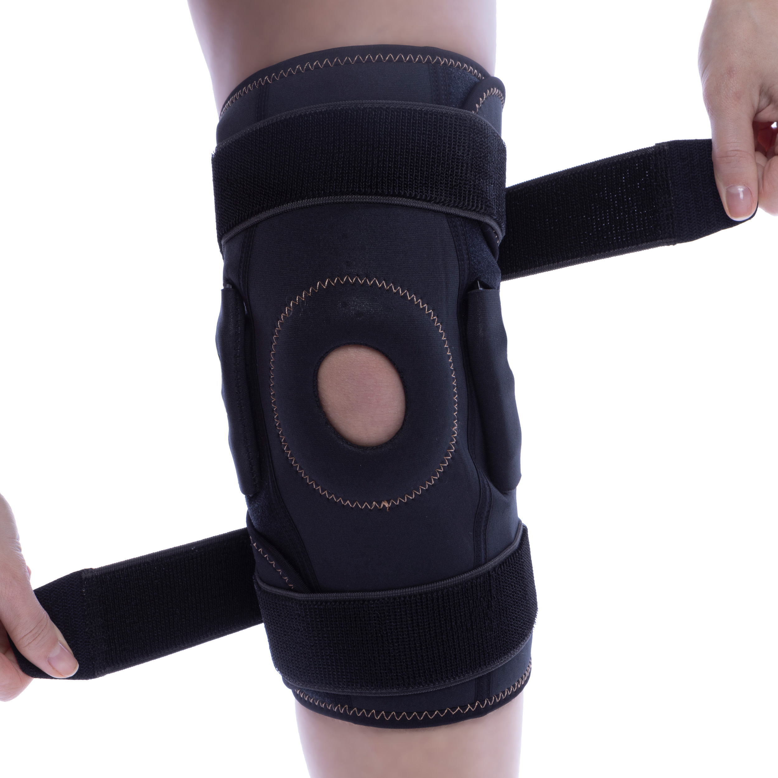 Copper Fit Natural Motion Knee Brace with X-Pivot Hinge photo 5