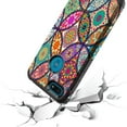 thumbnail image 5 of Moto E6 Play Case, KAESAR Slim Hybrid Dual Layer Shockproof Hard Cover Graphic Fashion Cute Colorful Silicone Skin Cover Armor Case for Moto E6 Play (Colorful Mandala), 5 of 5