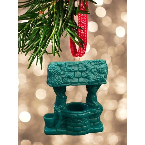 Ornament Green Wishing Well 3” PVC Figure Disney Snow White Dangler Holiday Gift