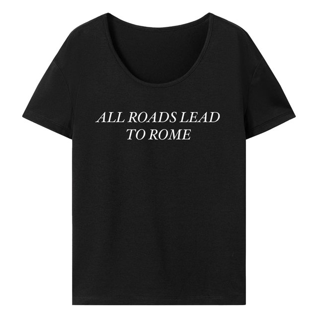 Camiseta para mujer moda simple recuerdo disfraz ligero cuello redondo camiseta básica S