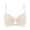 champagne white-36 80ABC, variant on Comfortable Supportive Bustier For Women Flexible Underwire Cut Out Strappy Bra