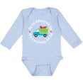 thumbnail image 3 of Inktastic 1st Valentines Day Boys Heart Truck Boys Long Sleeve Baby Bodysuit, 3 of 5